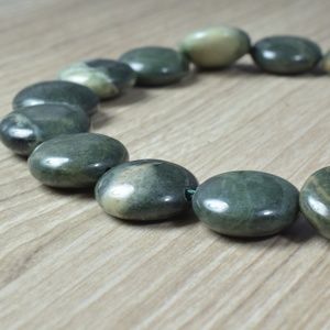 14mm Green Tri-color Agate Gemstone Beads 1 strand